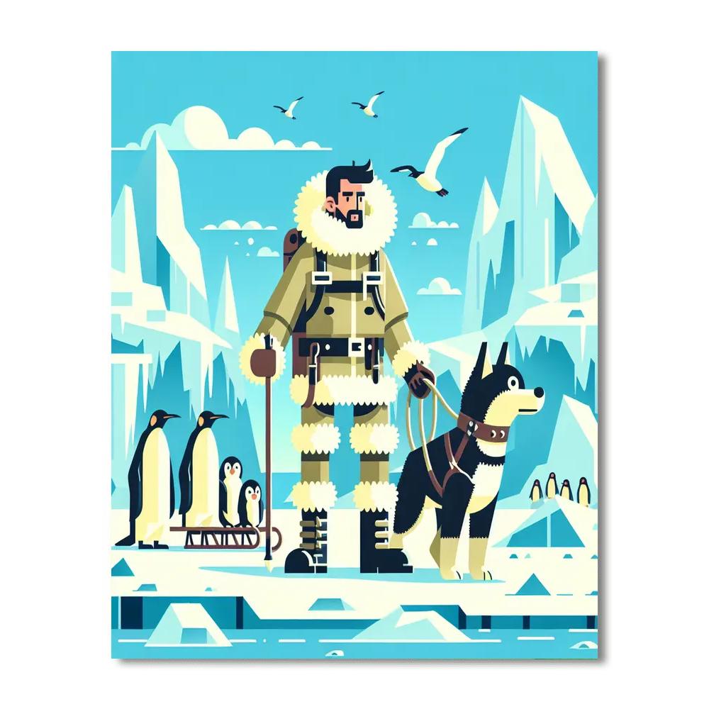 Arctic Explorer Adventure Numbered Painting Kits