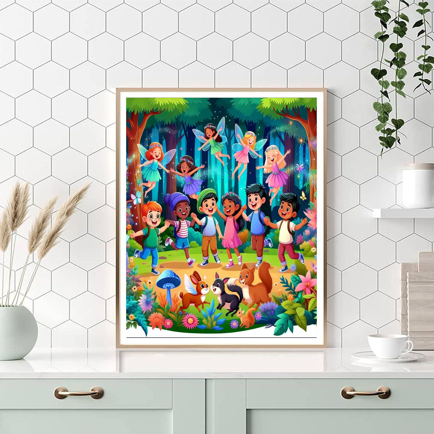 Mystical Forest Adventures DIY Paint By Numbers