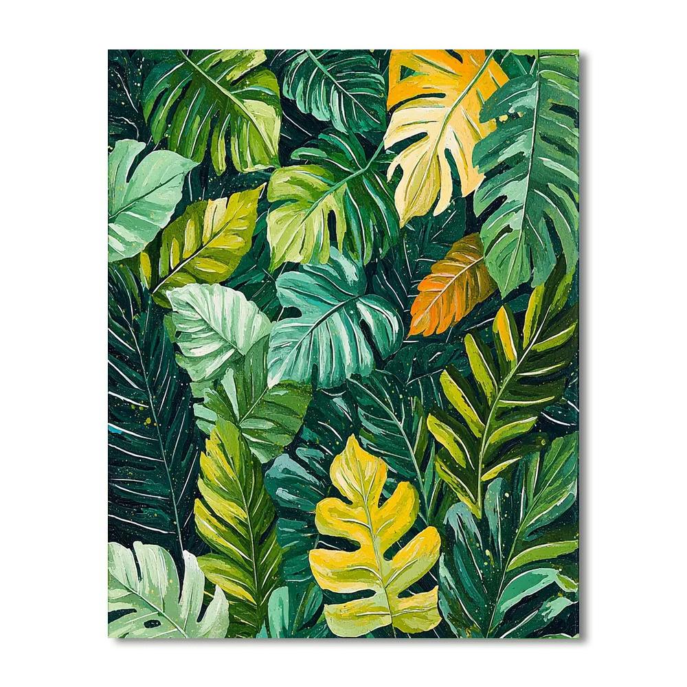 Frida Kahlo Inspired Echoes Of The Jungle  Painting By Numbers Kit