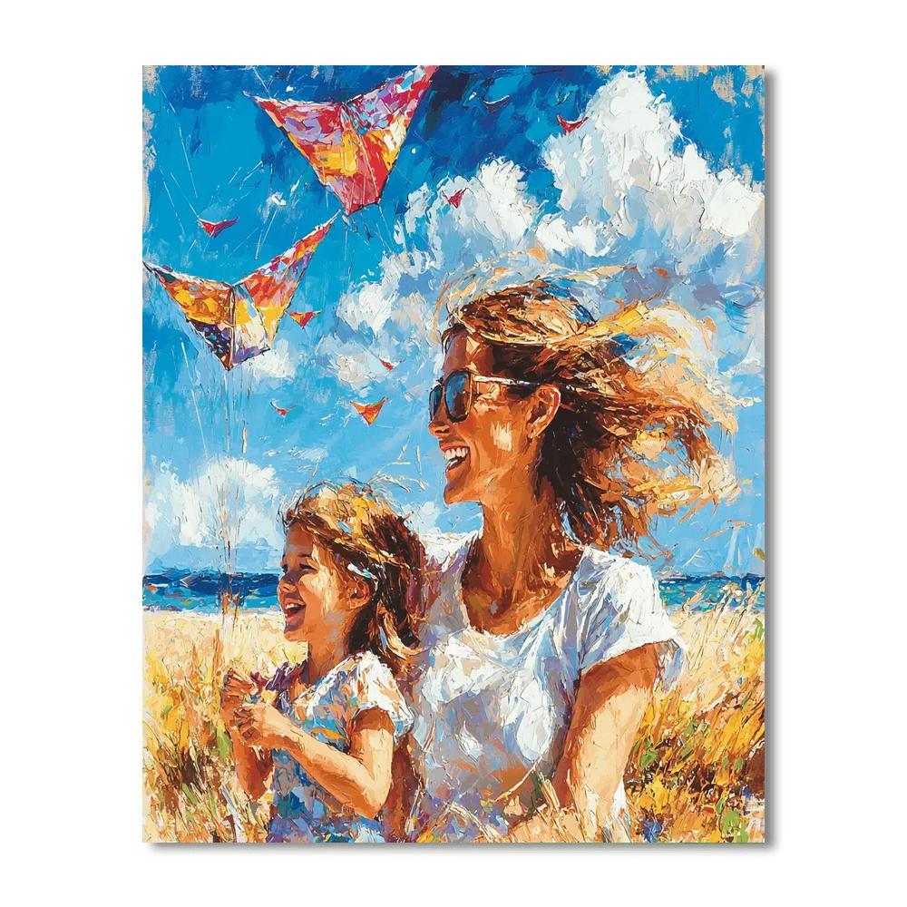 Kites In The Breeze Paint By Color
