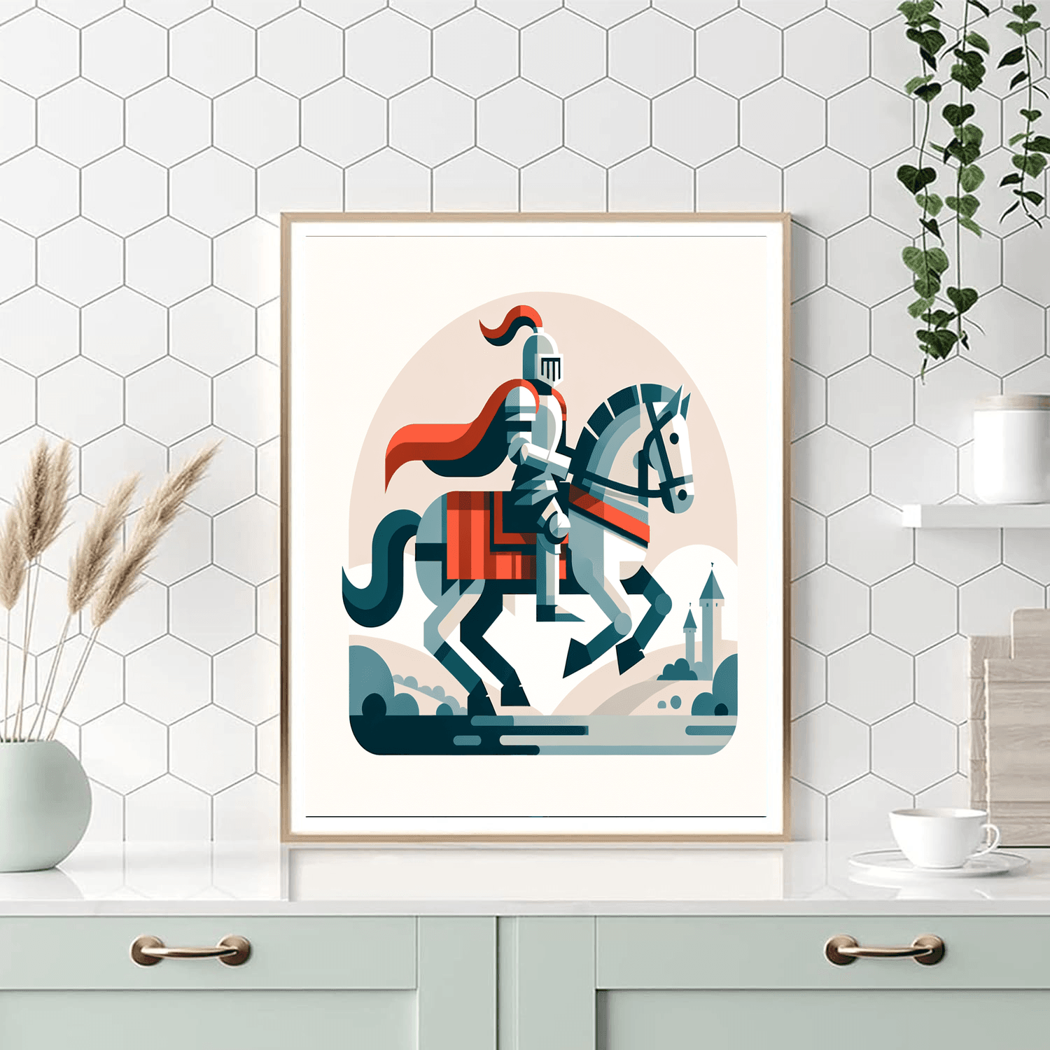 Medieval Knight Quest Paint By Numbers