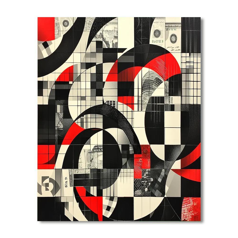 Banksy Inspired Economic Paradox  Paint By Color