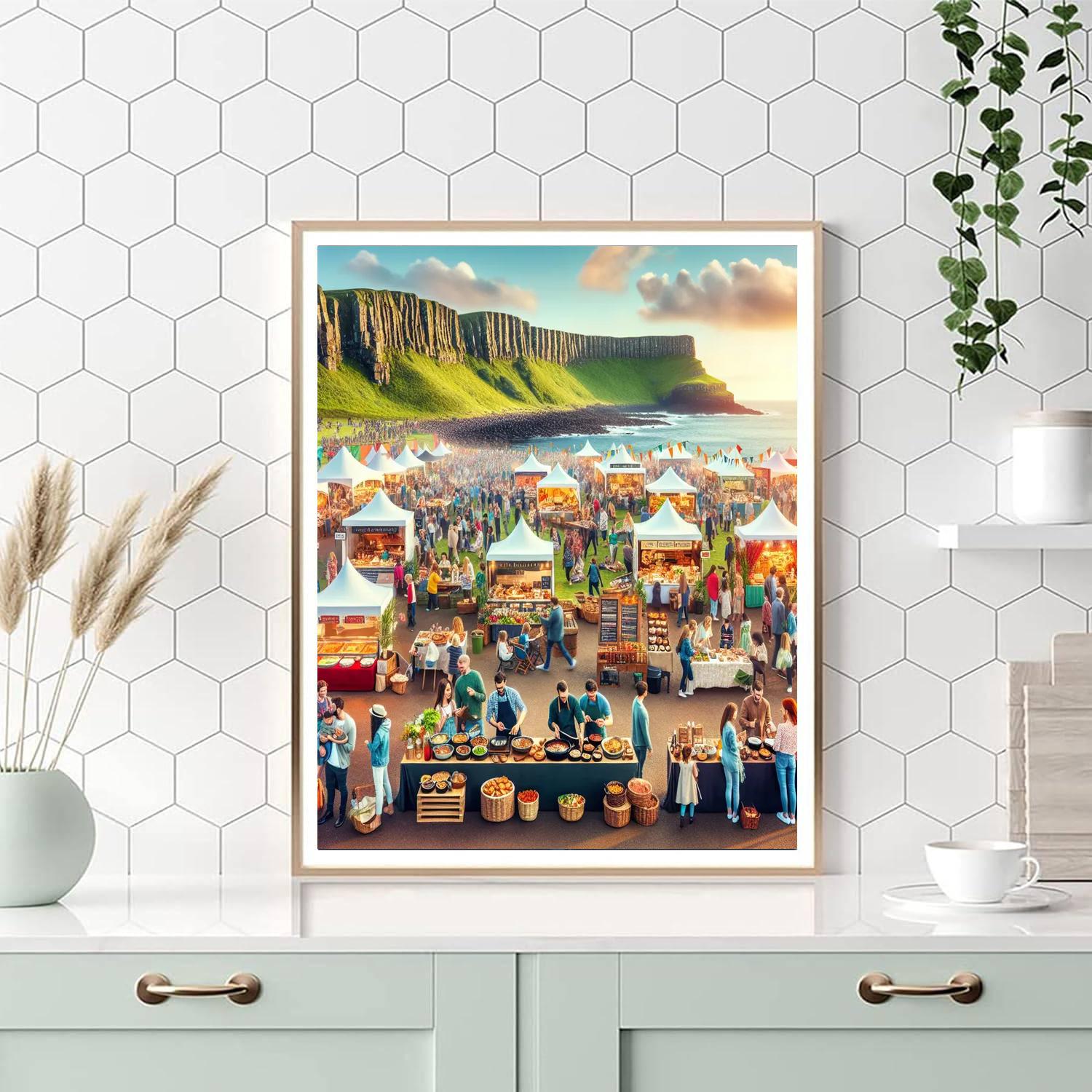 Giant's Causeway International Food Festival Painting Number Kit