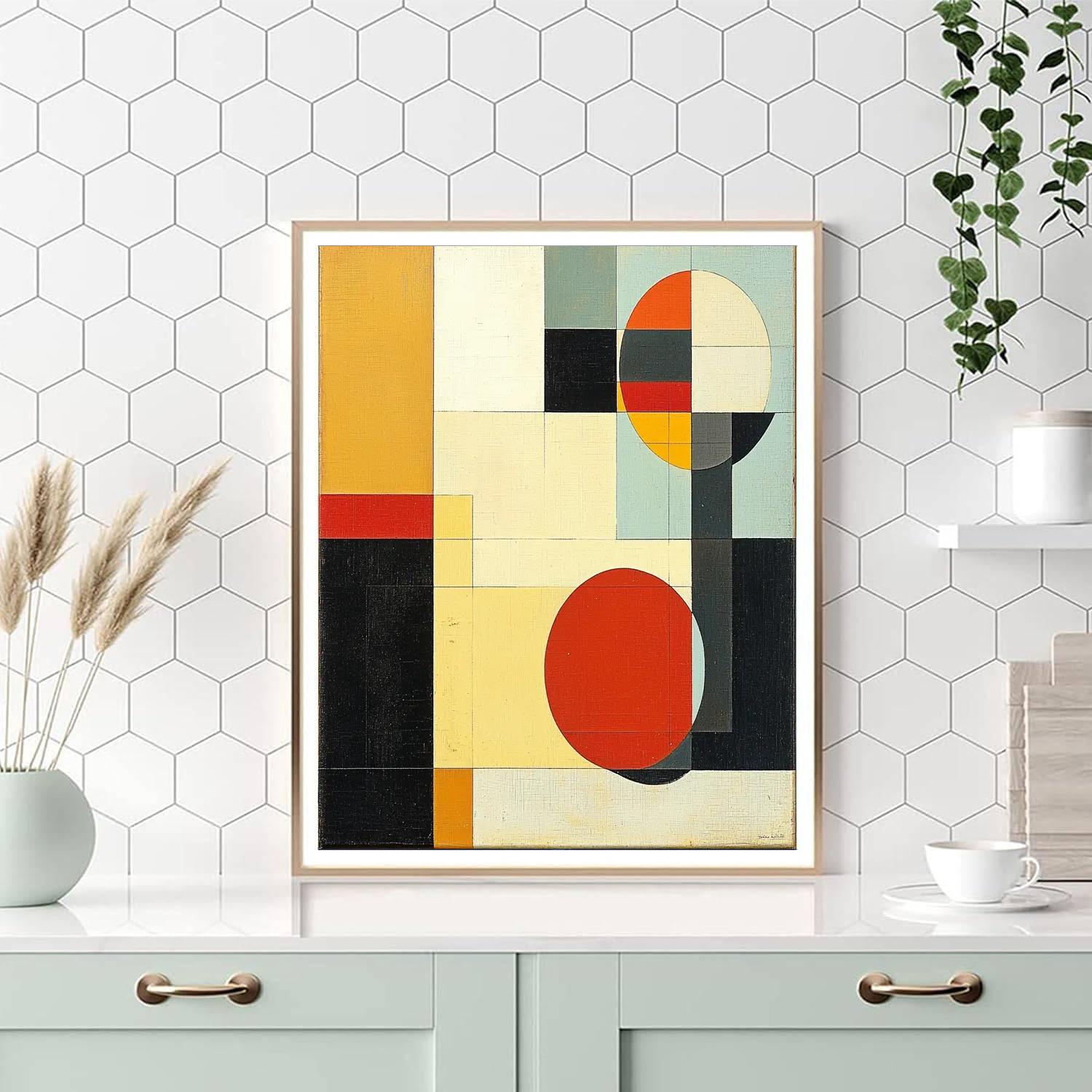 Kazimir Malevich Inspired Simplicity In Form  Paint By Color