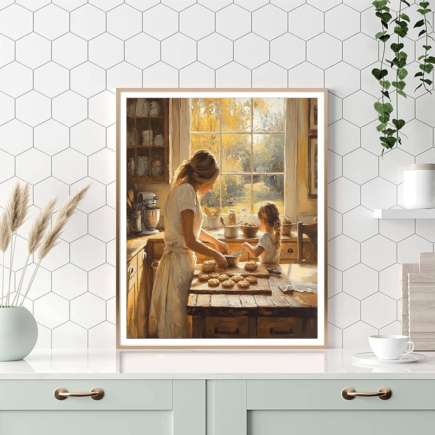 Cooking Together, Memories Forever Paint By Numbers