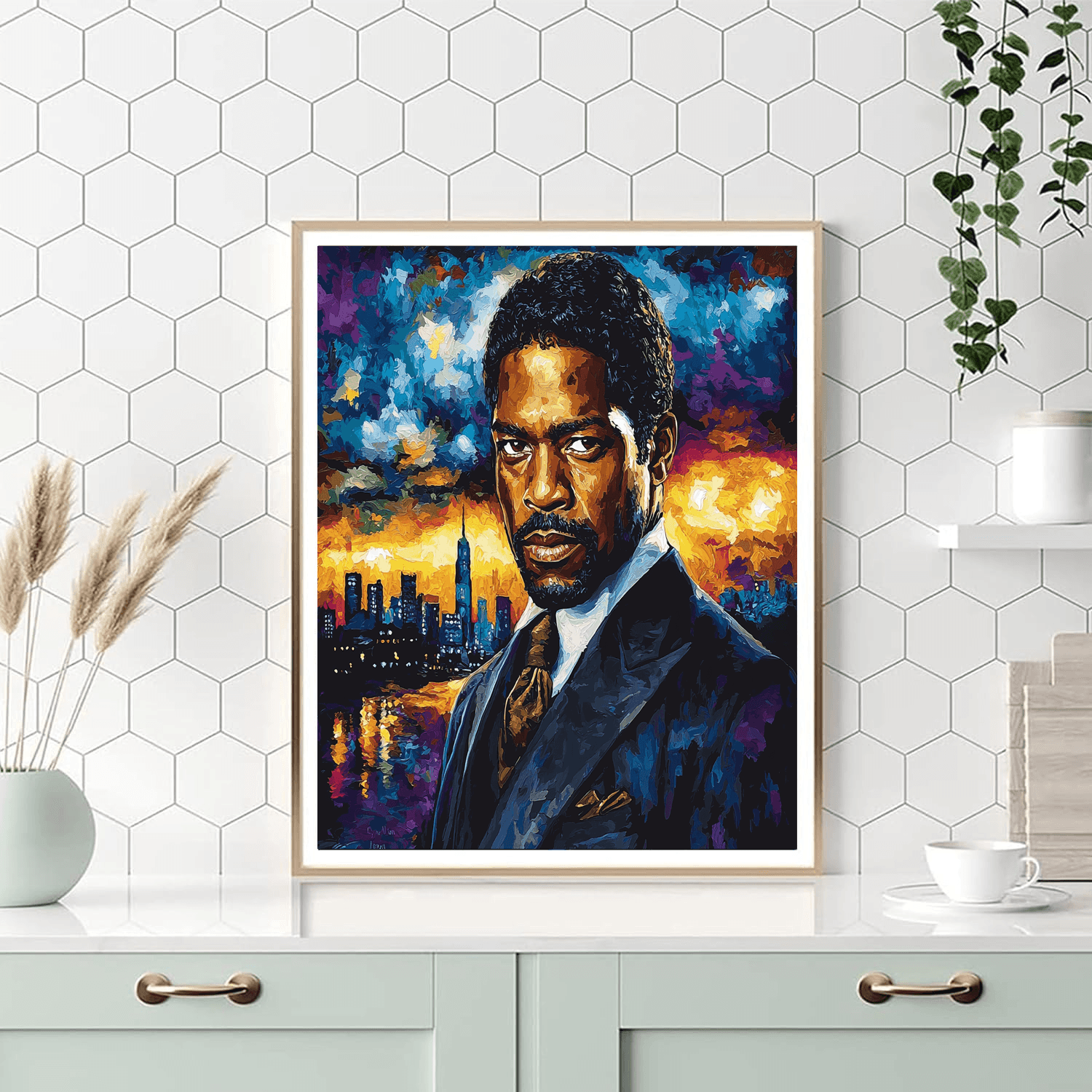 Denzel Washington: The Powerful Voice Of A Leading Man DIY Paint By Numbers