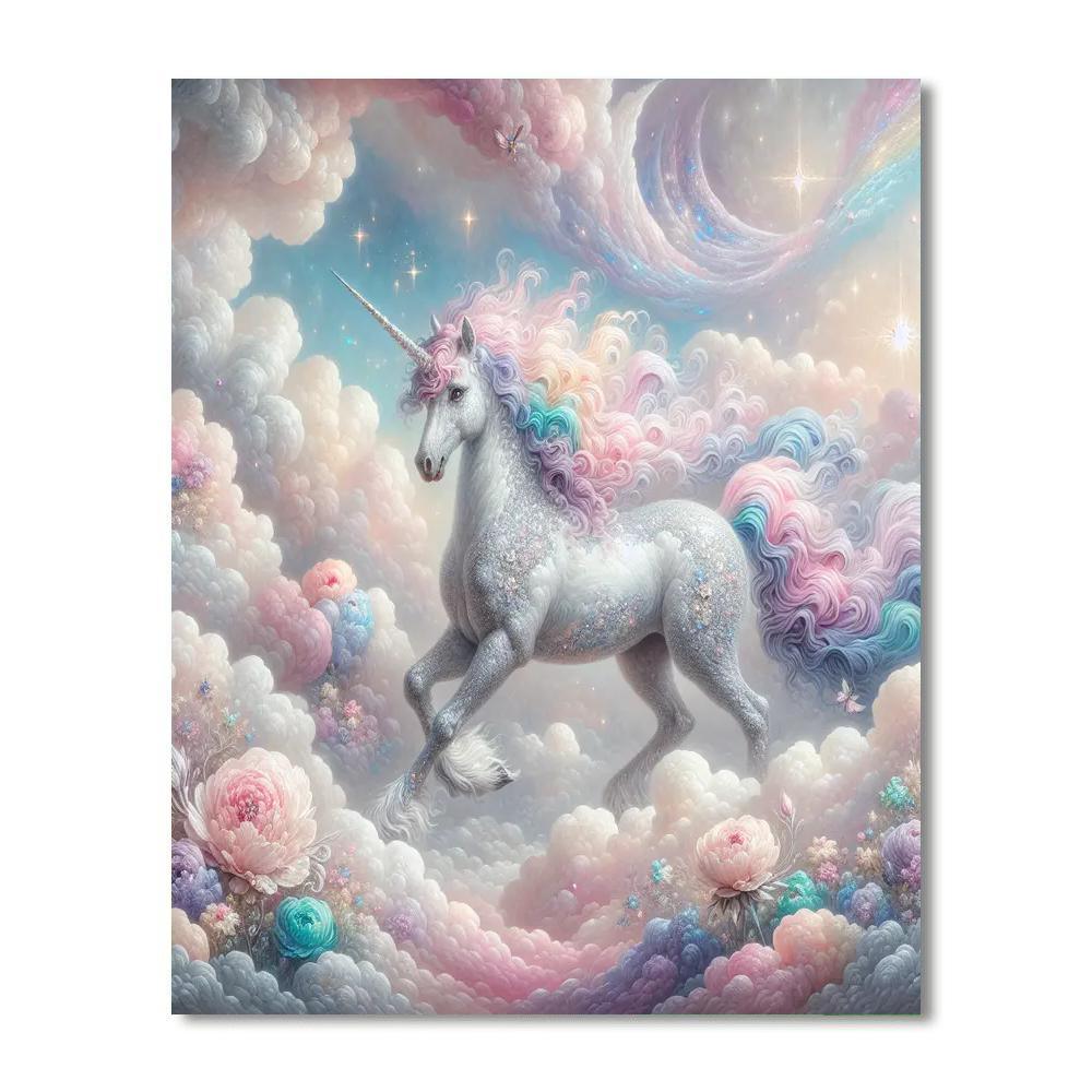 Luminescent Unicorn Dreamscape Numbered Painting Kits