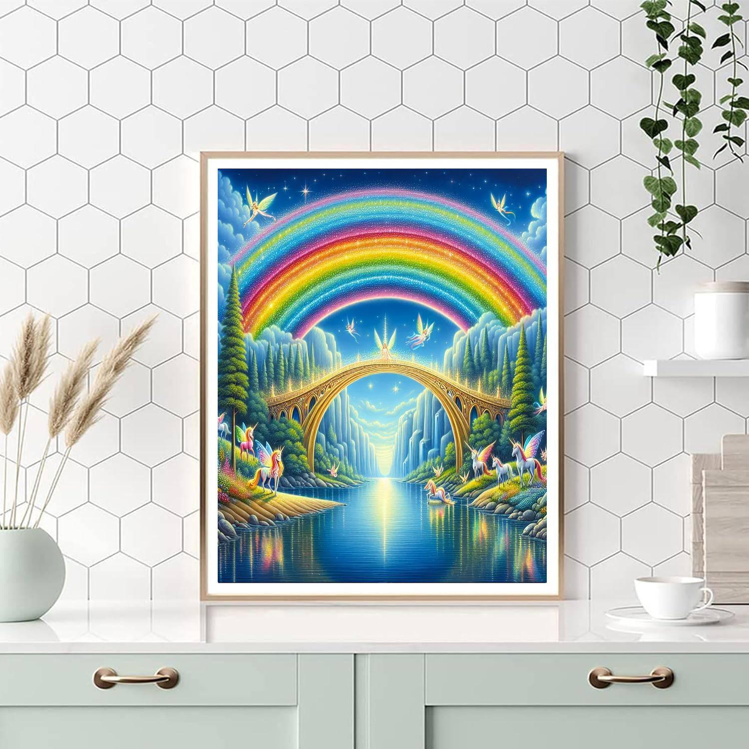 Rainbow Bridge Wonders Paint By Number