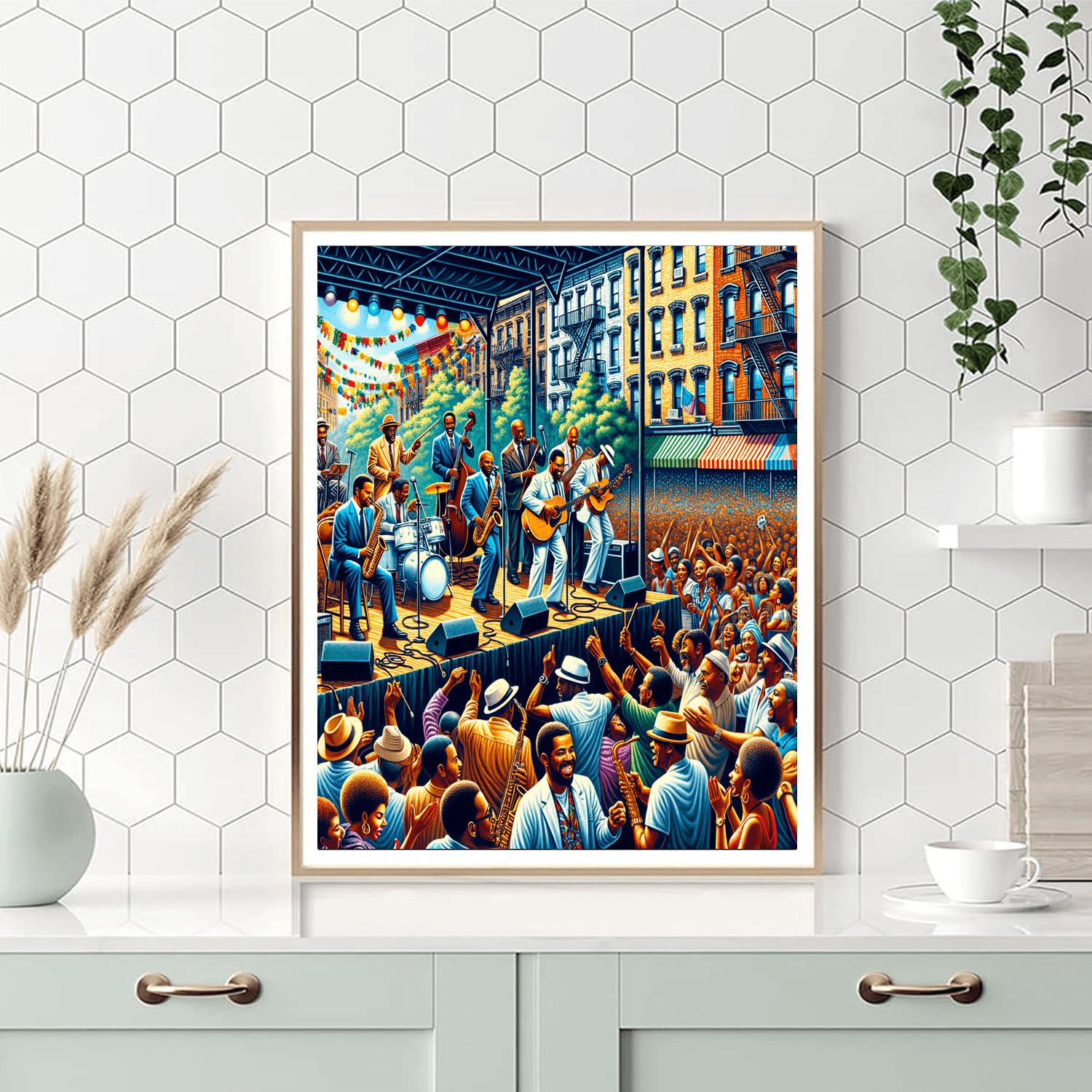 Harlem Jazz Festival Numbered Painting Kits