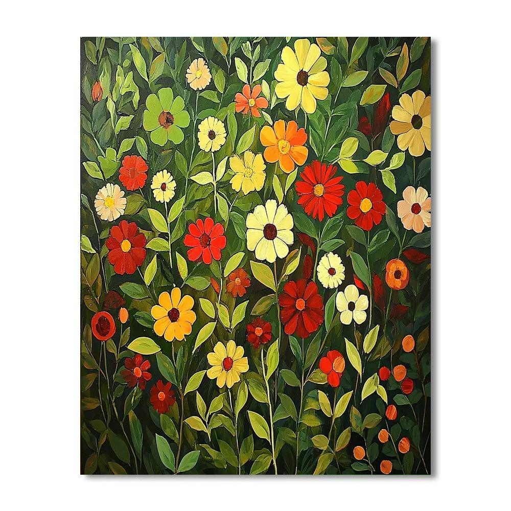 Frida Kahlo Inspired Floral Dreams Of Strength  Paint By Numbers Art