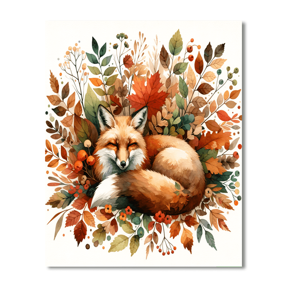 Fox Serenity DIY Paint By Numbers