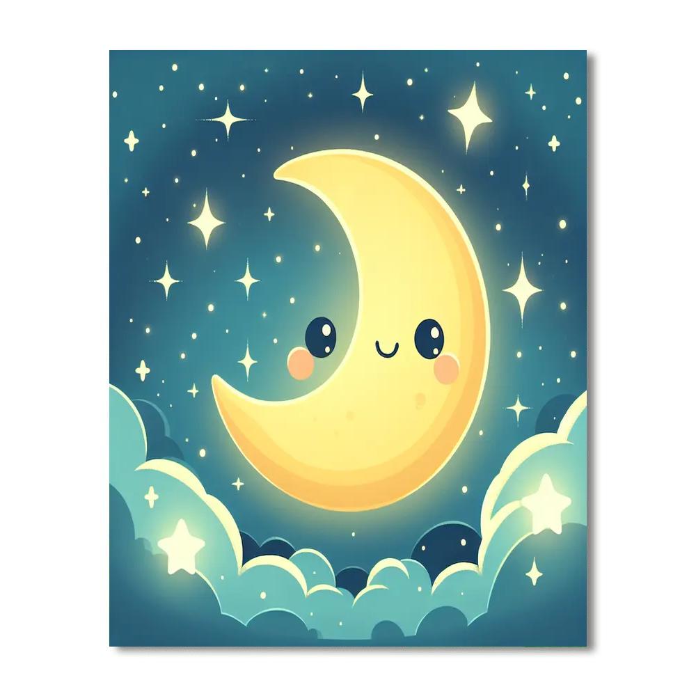Whimsical Moonlight Numbered Painting Kits