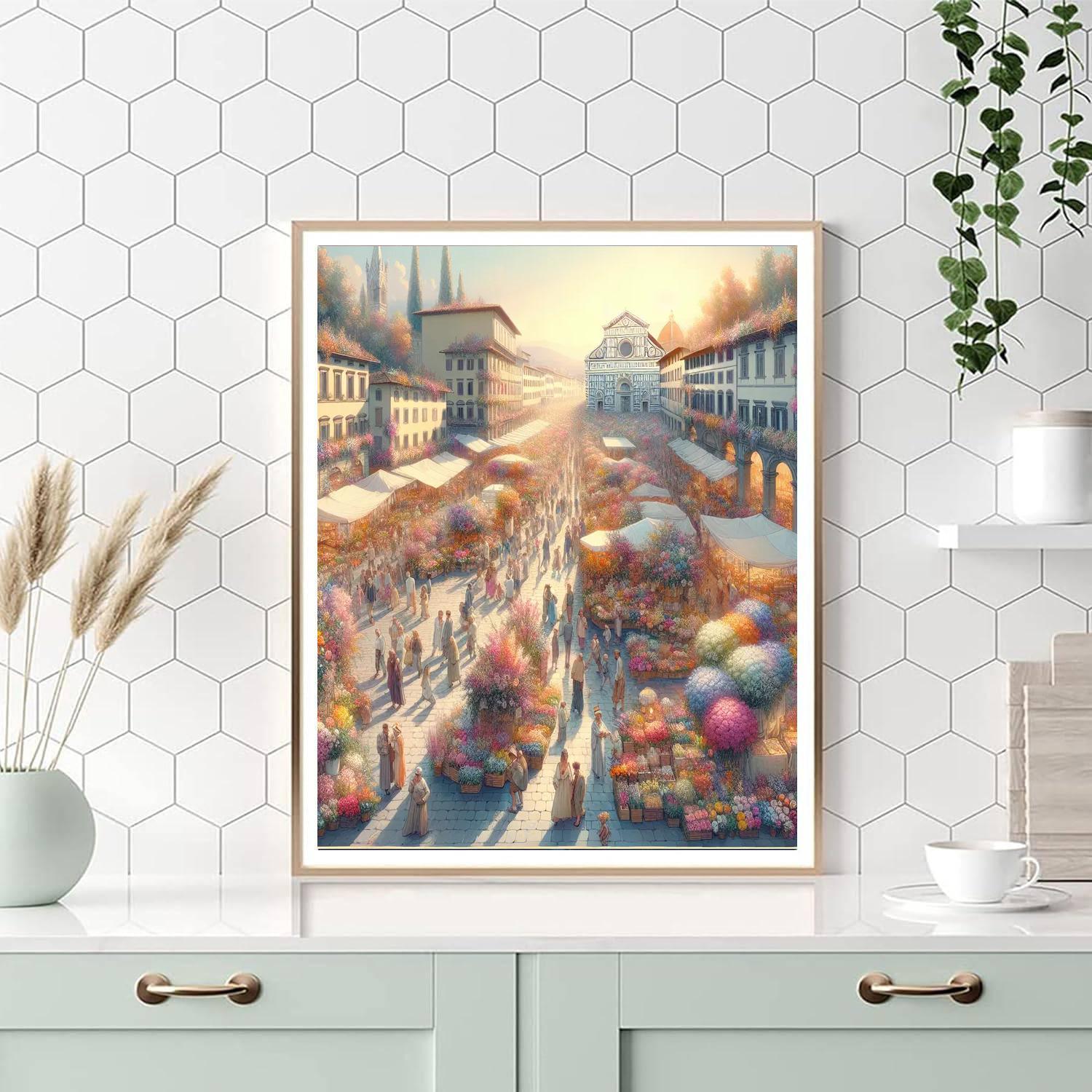 Florence Flower Festival Paint By Numbers Art