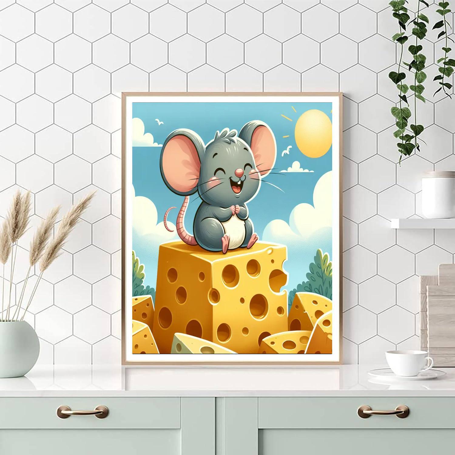 Joyful Little Mouse Paint By Numbers Kits