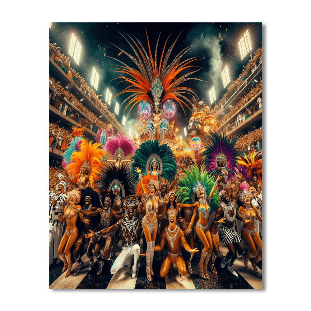 World Carnival - Brazil DIY Paint By Numbers