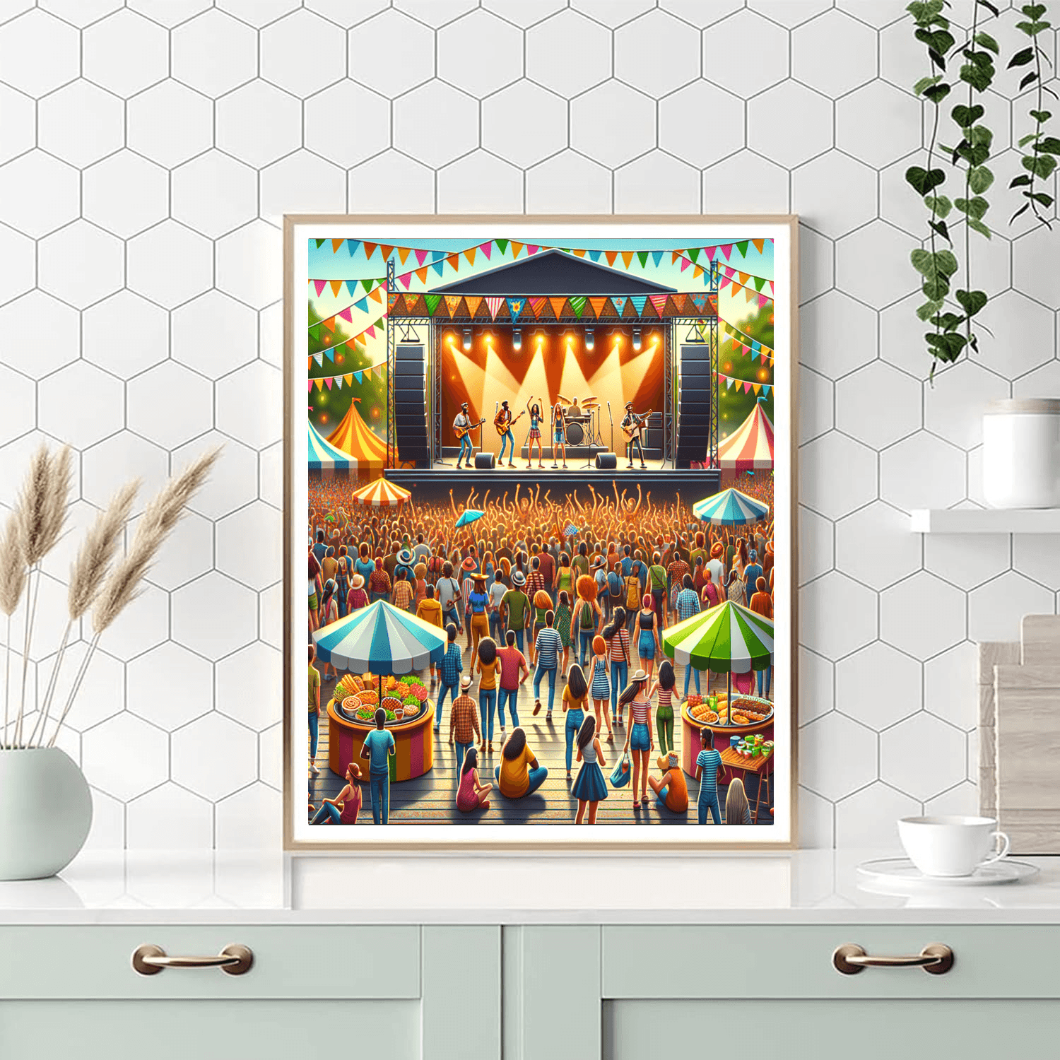 Roskilde Festival Number Painting