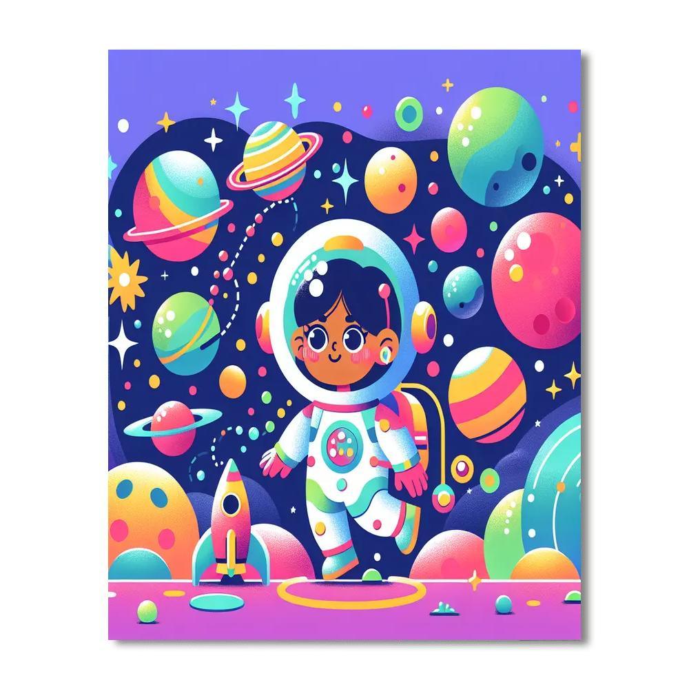 Space Explorer Expedition Numbered Painting Kits