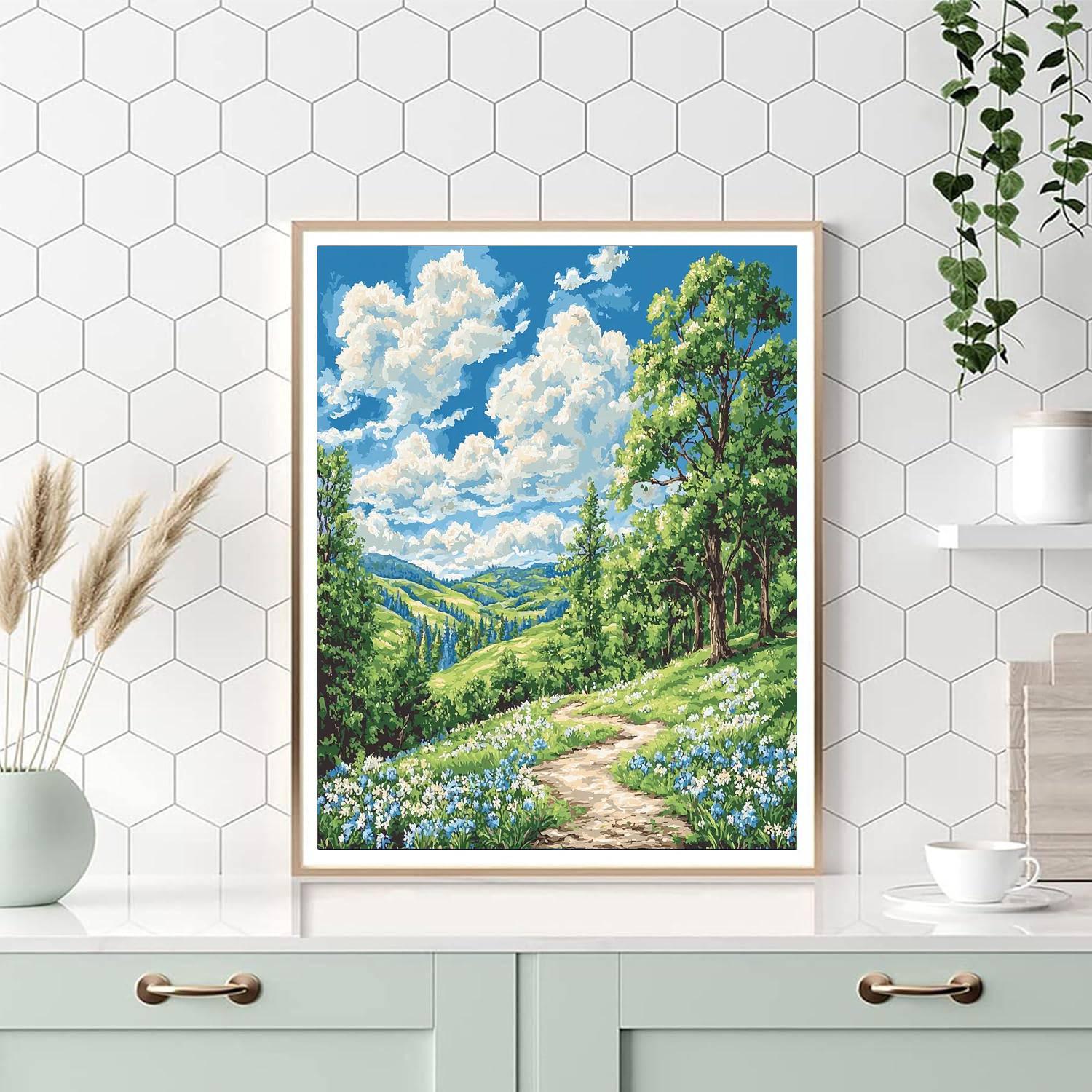 Cloud Watching Paint By Numbers