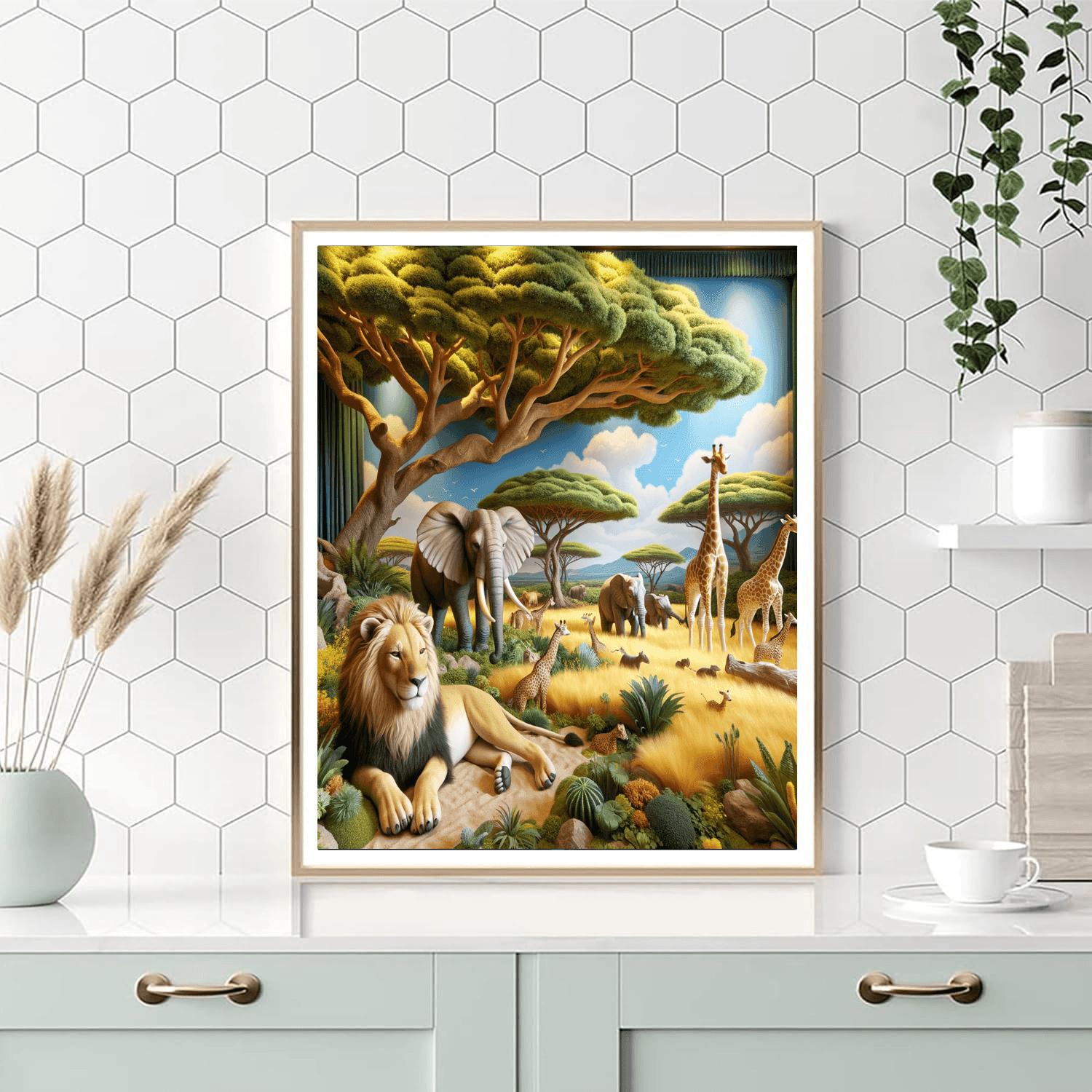 Adventurous Safari Expedition - DIY Painting By Numbers Kit