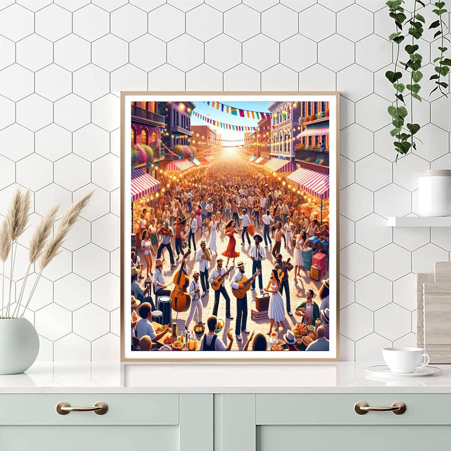 Fiesta De La Música Number Painting