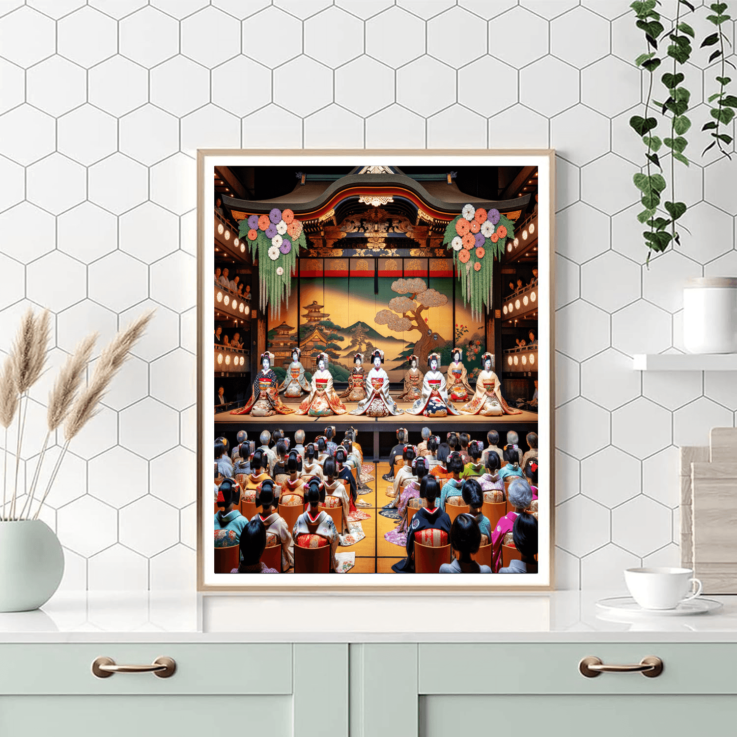 Gion Odori - Kyoto, Japan Painting By Numbers Kit