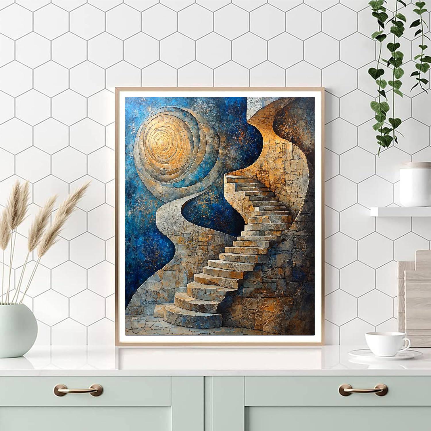 Michelangelo Inspired Majestic Stoneborn Equinox  Paint By Color