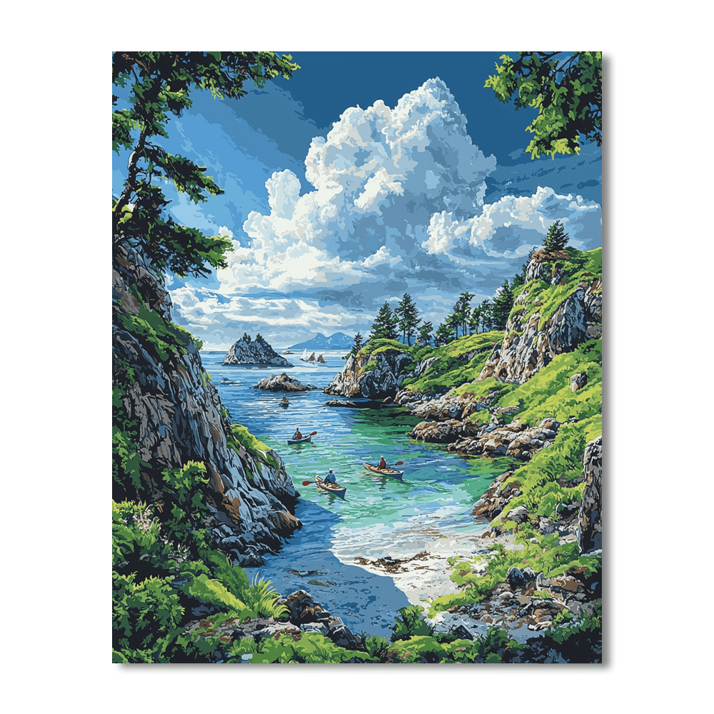 Gulf Islands National Park Reserve Paint By Number