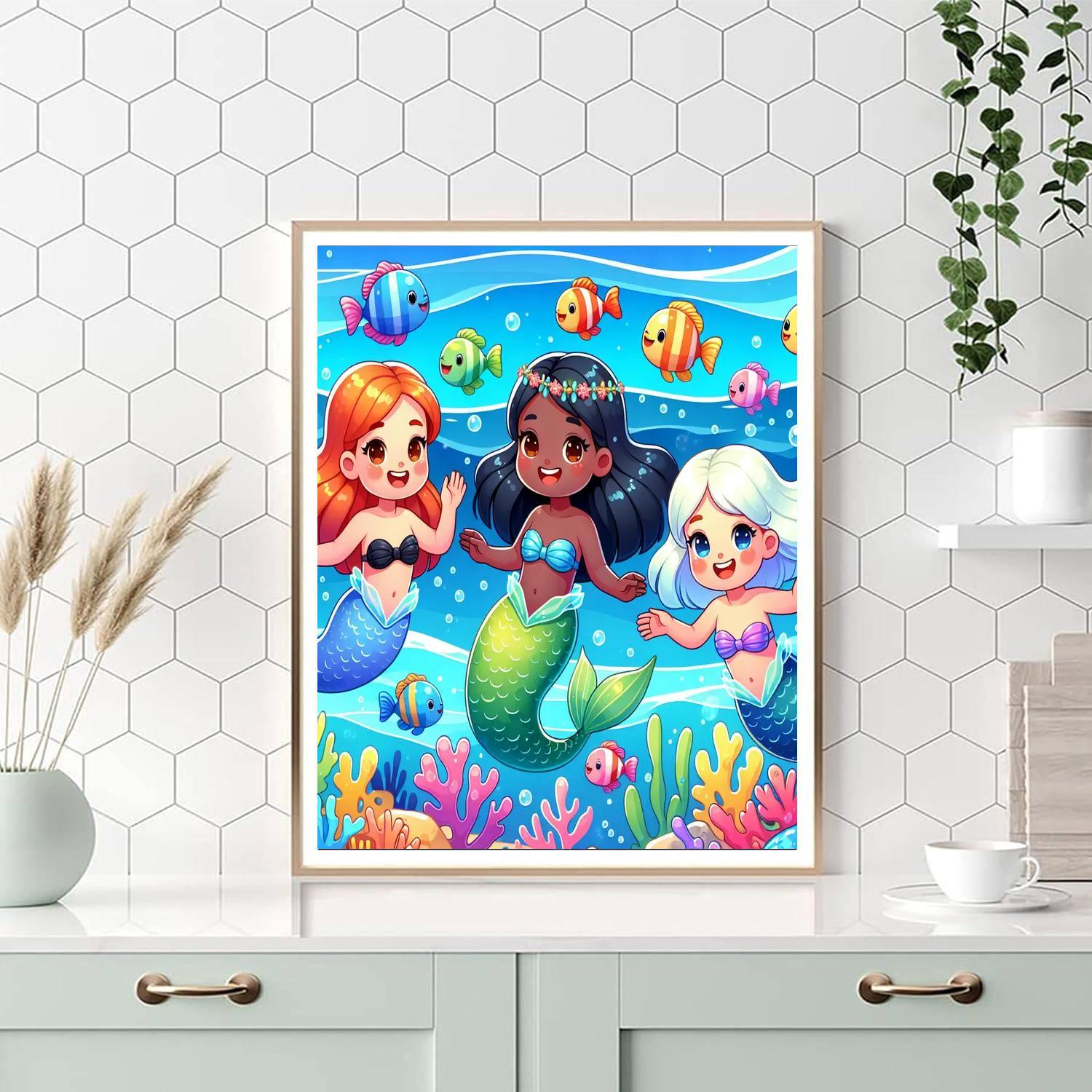 Underwater Fantasy Land Paint By Color
