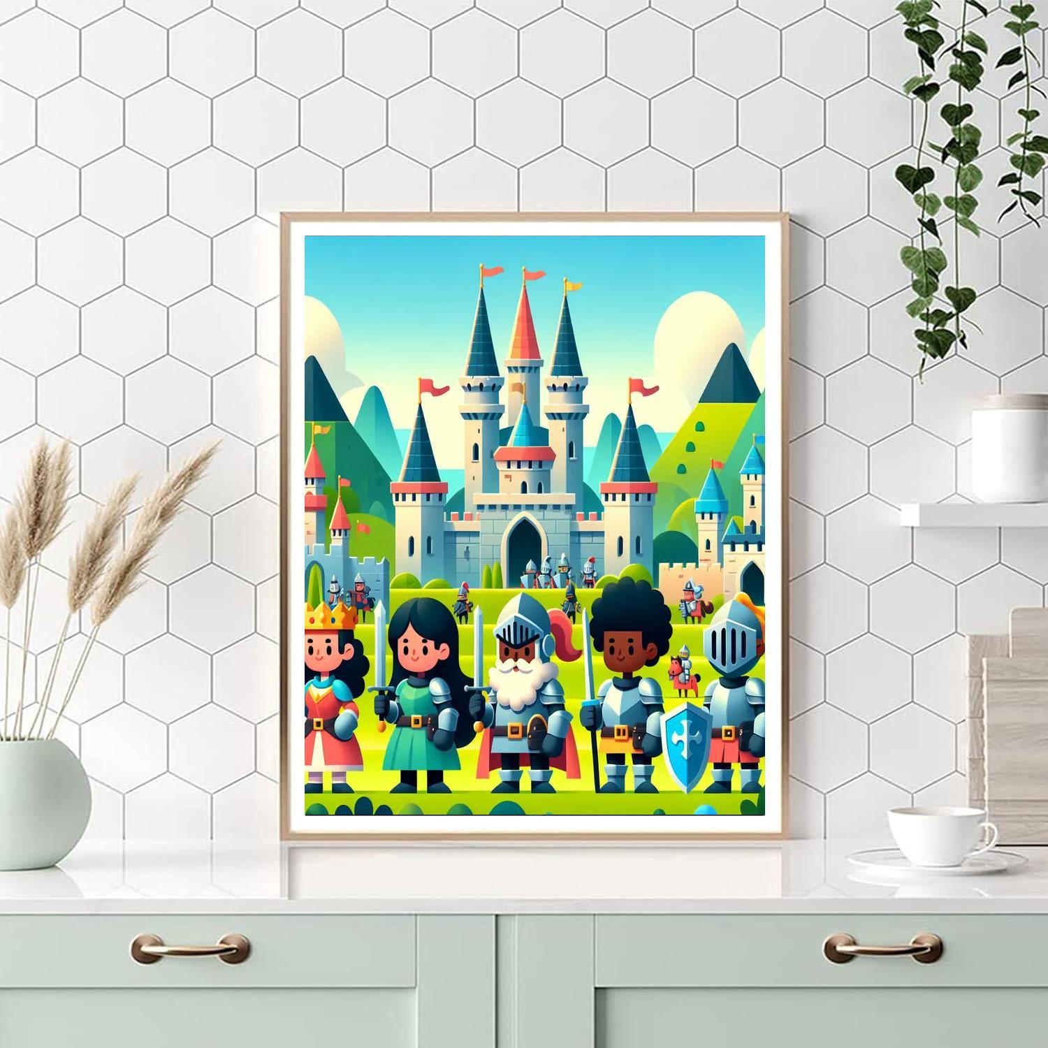 Magical Kingdom Adventures Paint By Numbers Art