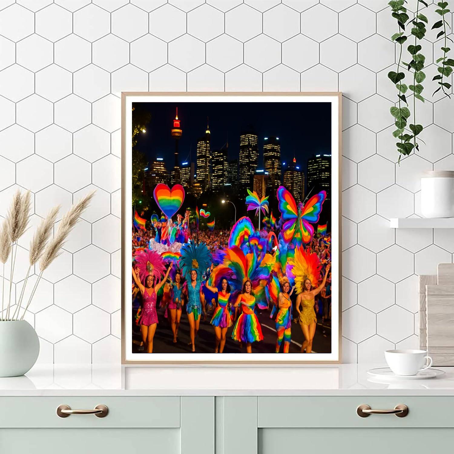 Gay And Lesbian Mardi Gras - Sydney, Australia DIY Paint By Numbers