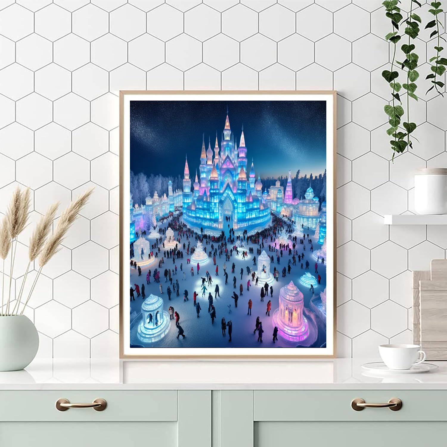 Snow And Ice Sculpture Festival - Harbin, China Paint By Numbers