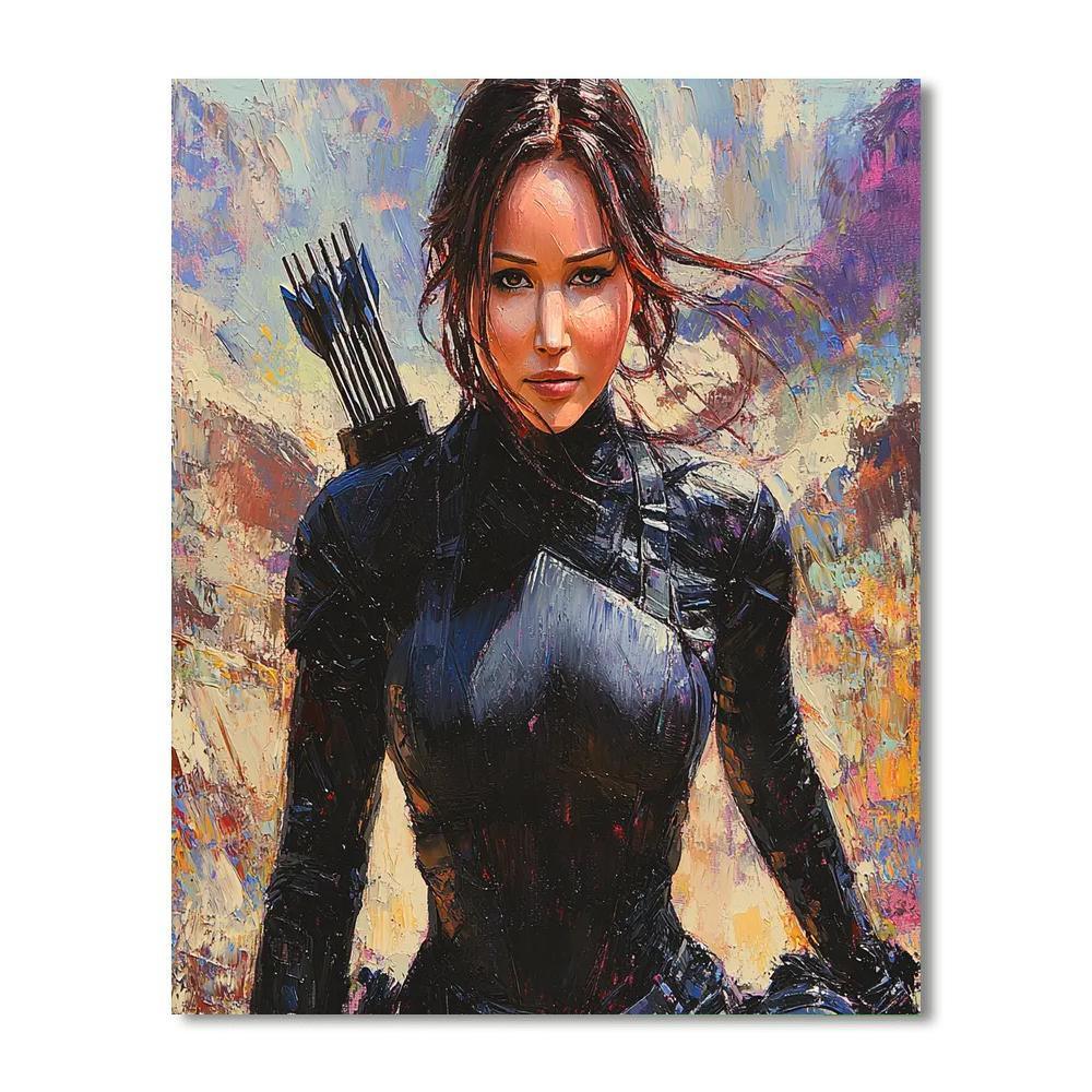 Jennifer Lawrence: From Hunger To Stardom Paint By Color