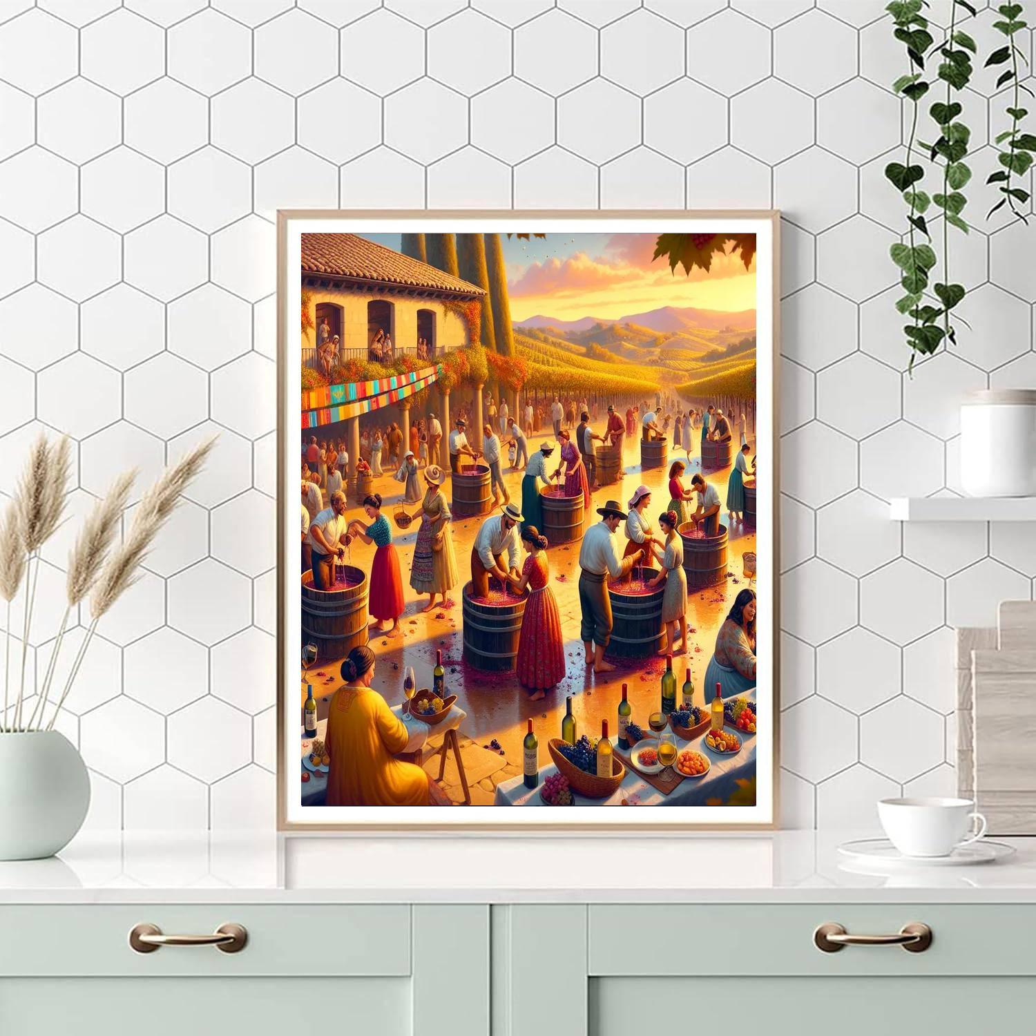 Rioja Wine Harvest Festival - Logroño, Spain Paint By Number