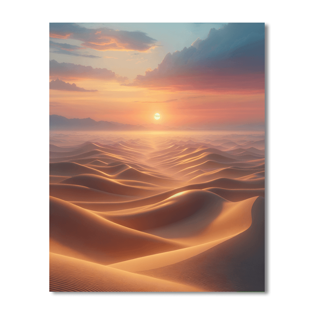 Soothing Sand Dunes Paint By Numbers Kits