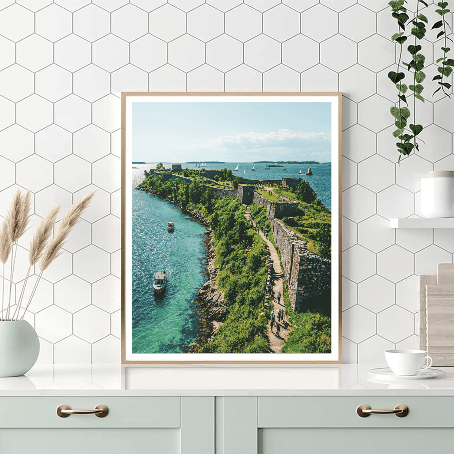 Helsinki's Fortress Of Suomenlinna Numbered Painting Kits