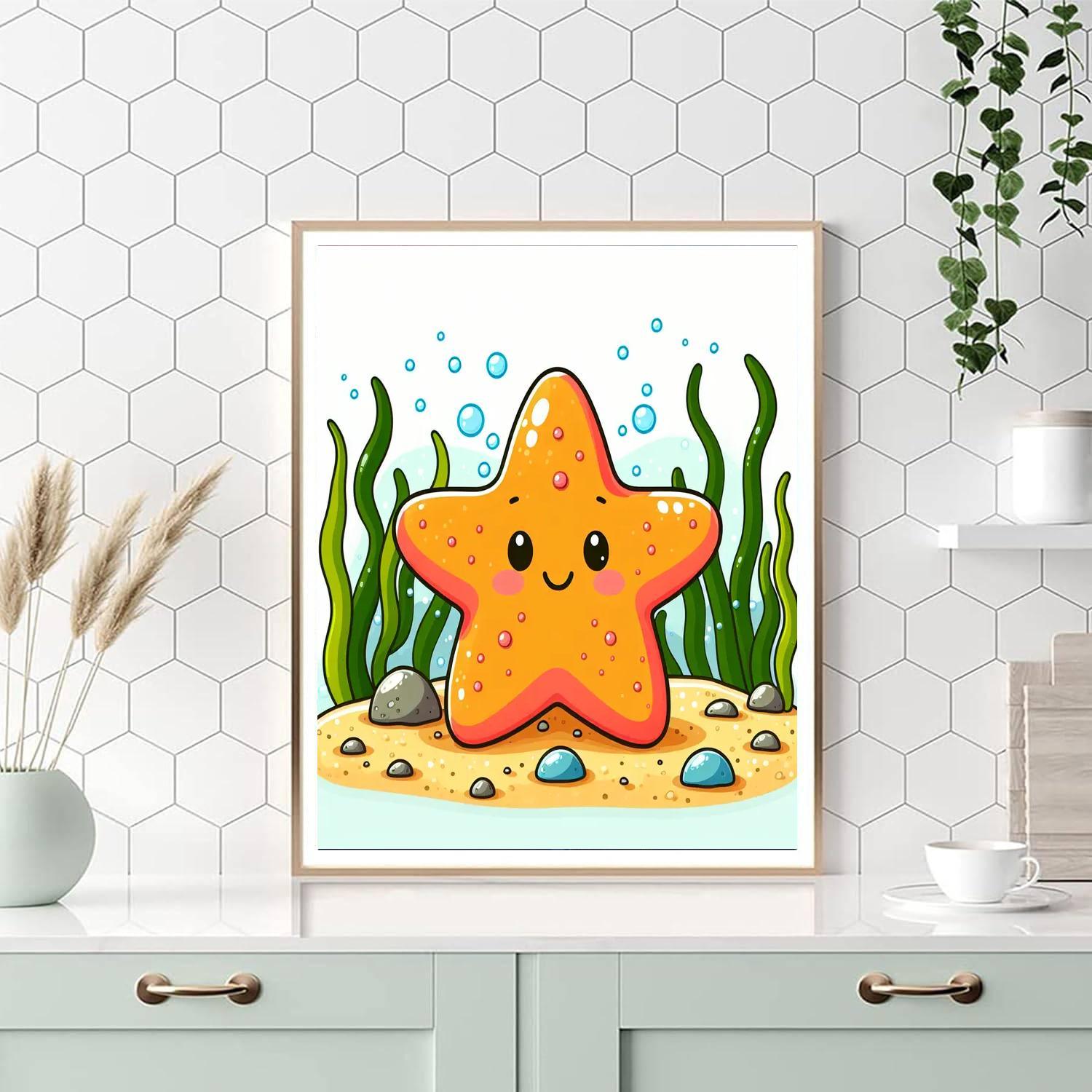Delightful Starfish Paint By Color