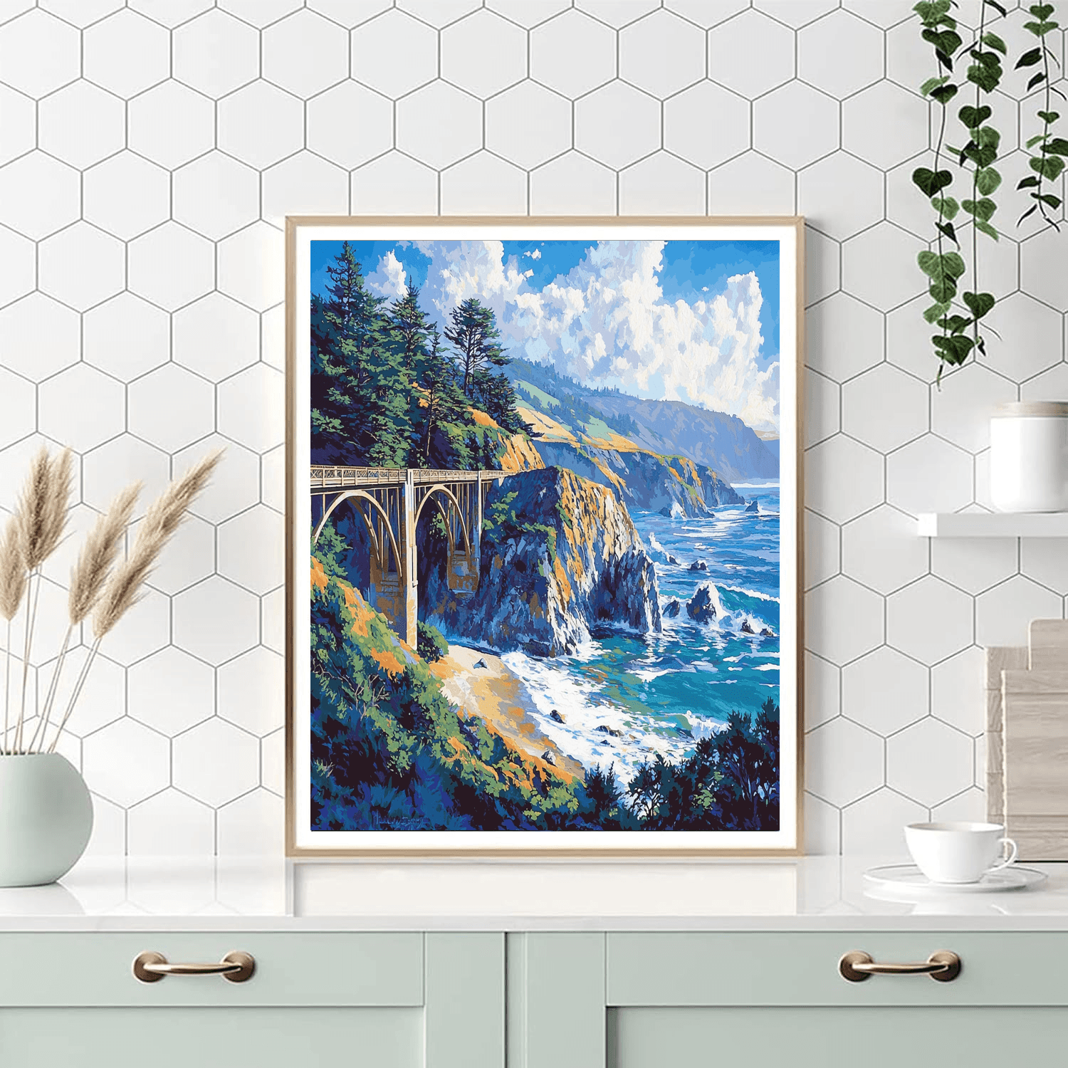 Big Sur DIY Paint By Numbers