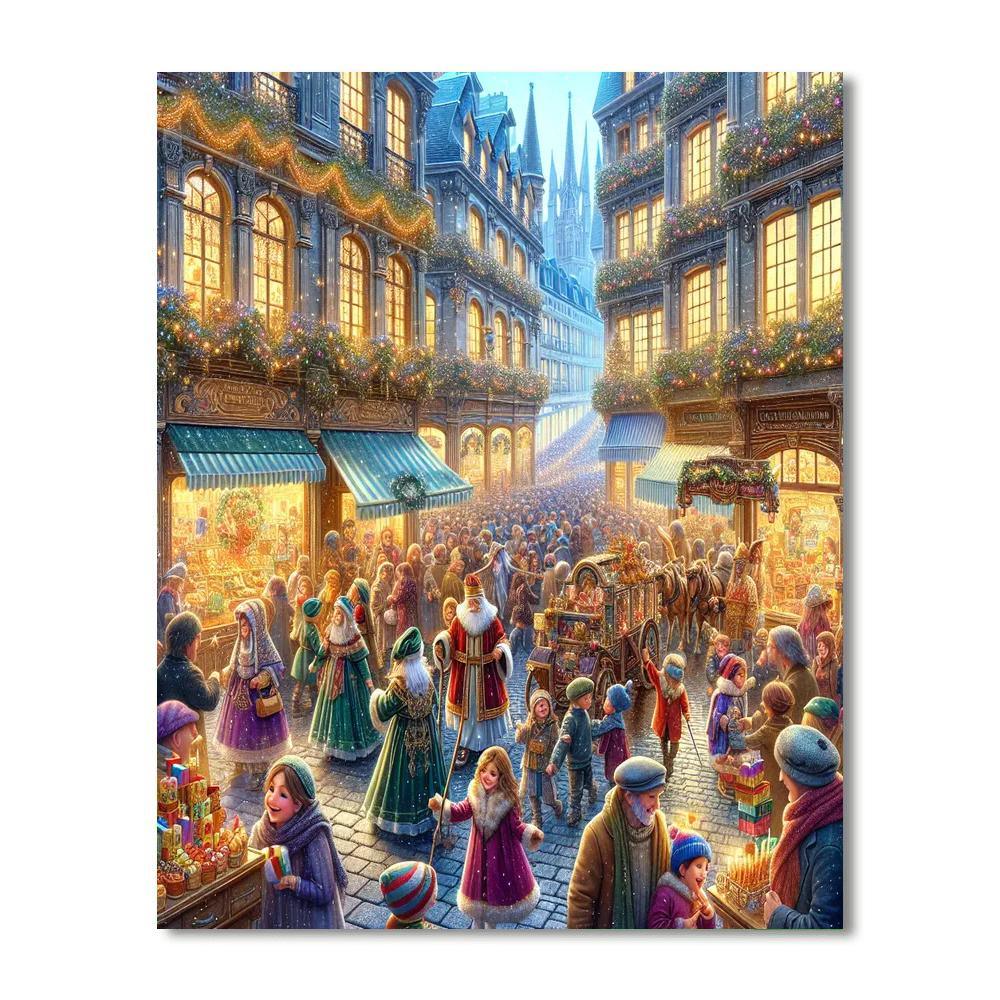 Fête De Saint-nicolas - Nancy, France Numbered Painting Kits