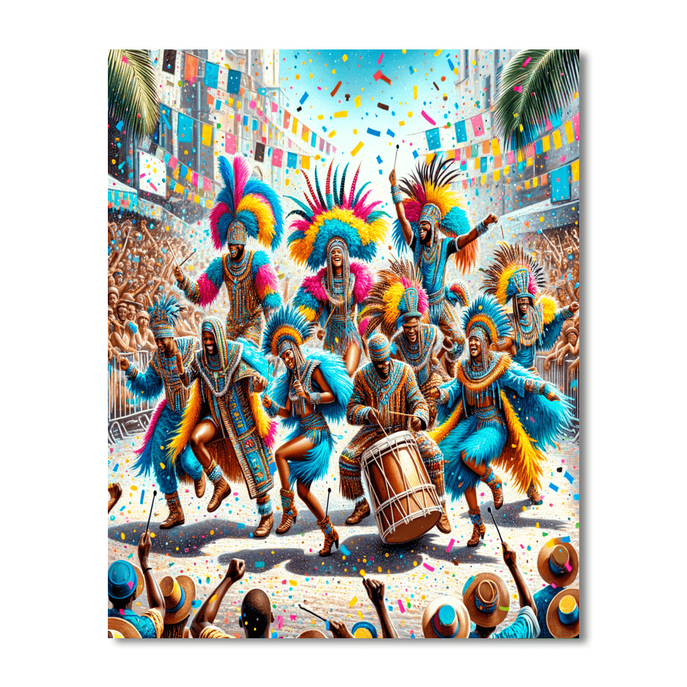 Junkanoo Festival - Nassau, Bahamas DIY Paint By Numbers