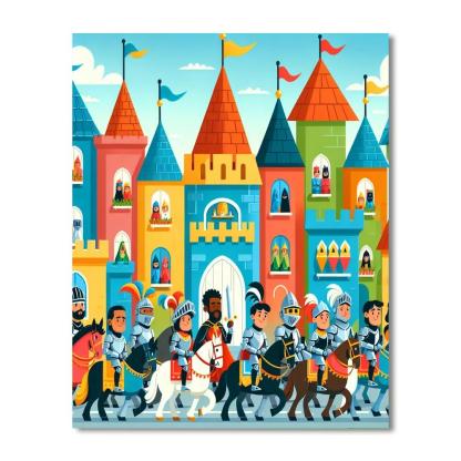 Royal Kingdom Parade Number Painting