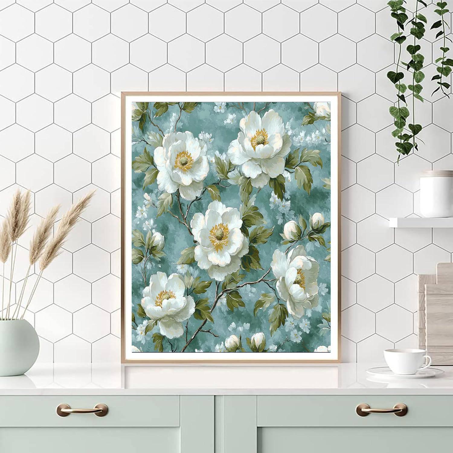 Pierre Joseph Redouté Inspired Timeless Elegance Of Nature  Painting Number Kit