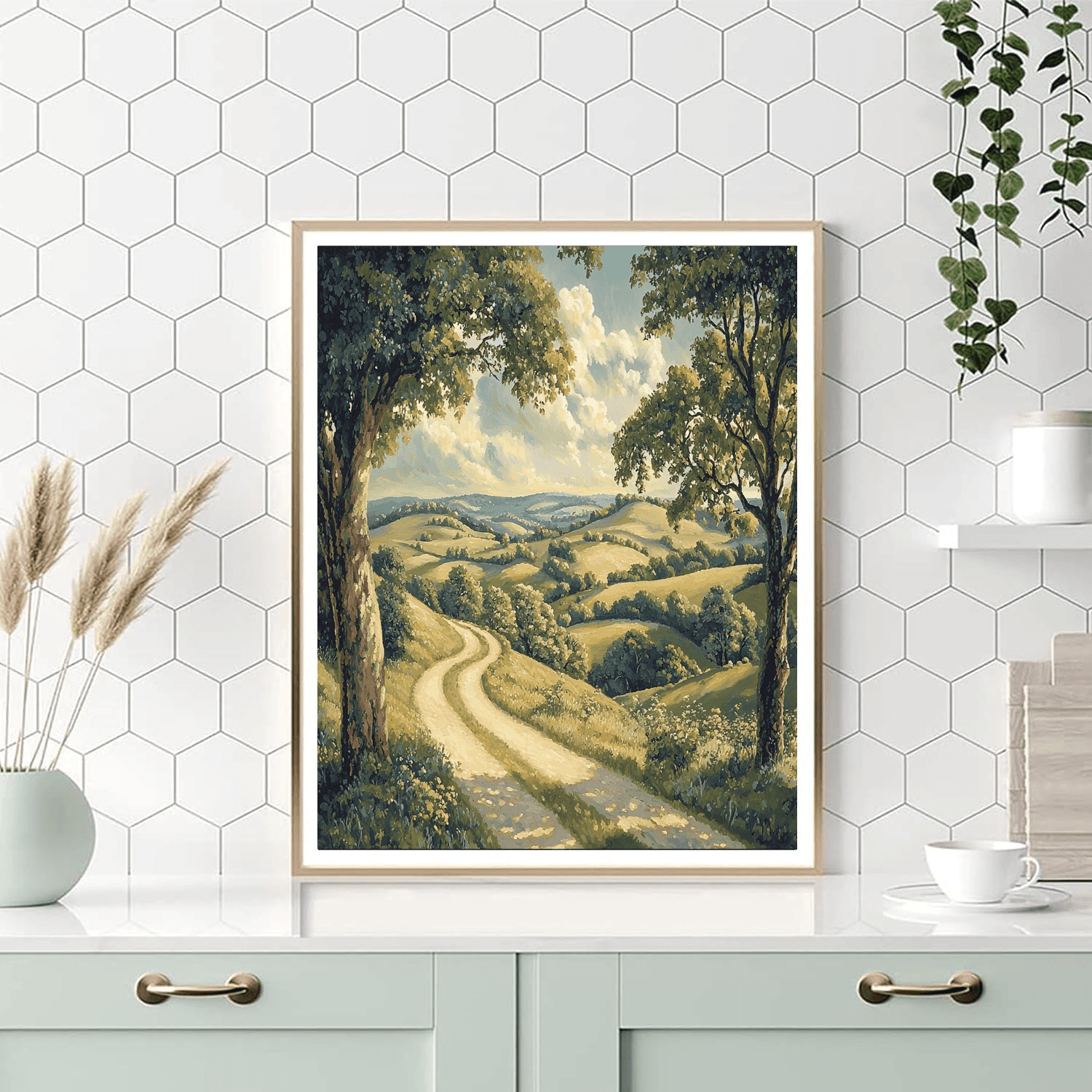 John Constable Inspired Time Travel To The Past  Paint By Numbers Art