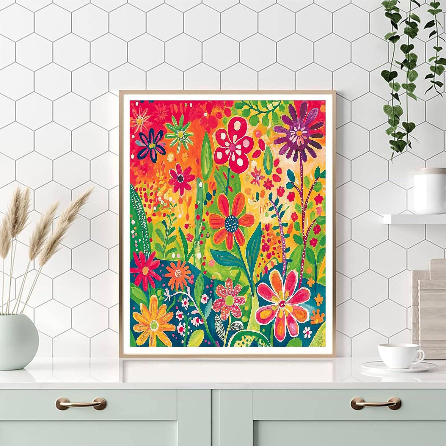 Henri Matisse Inspired Blooming Dreamscape  Paint By Numbers