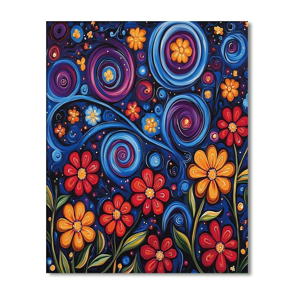 Frida Kahlo Inspired Cosmic Symphony Of Nature  Paint By Number