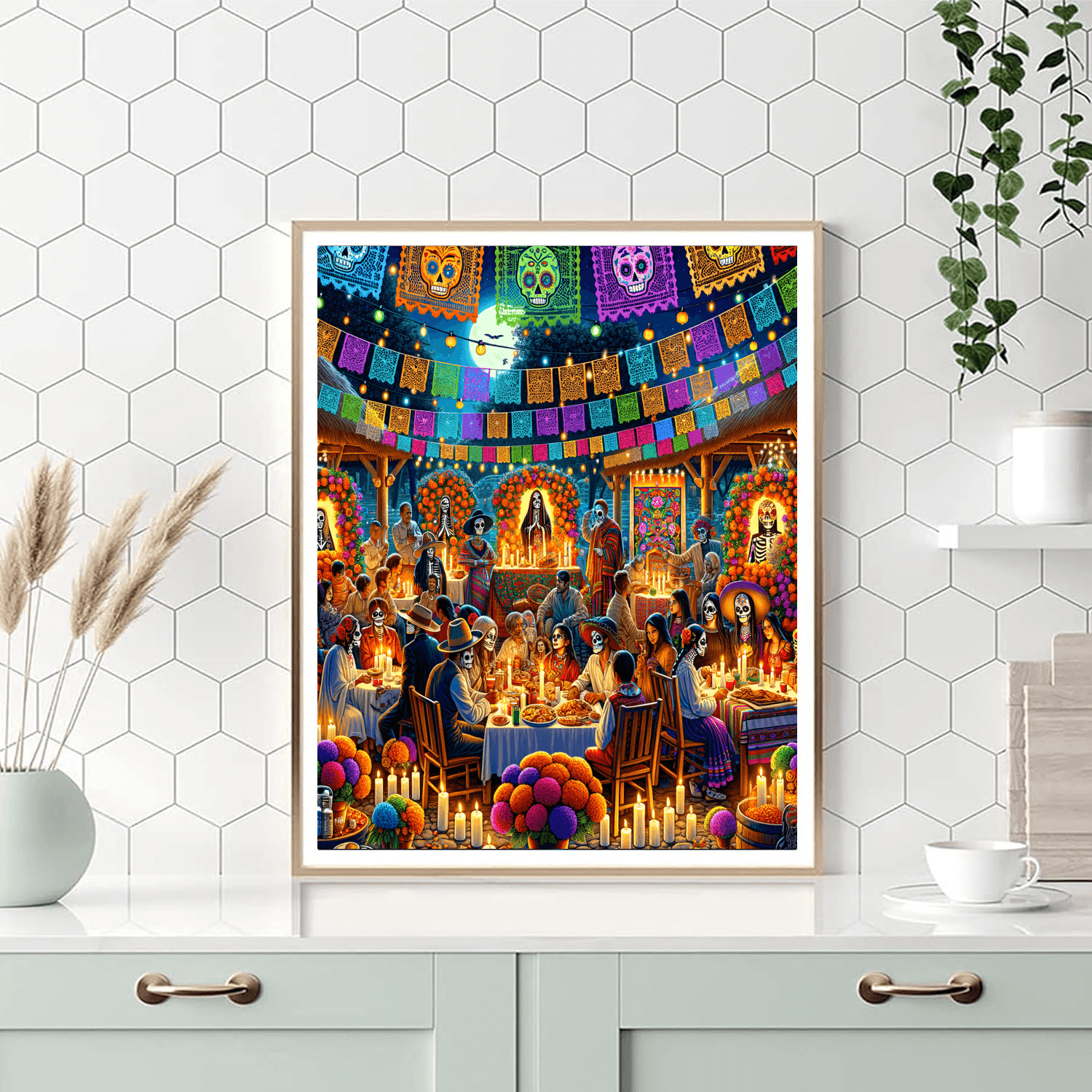 Noche De Muertos - Oaxaca, Mexico Paint By Color