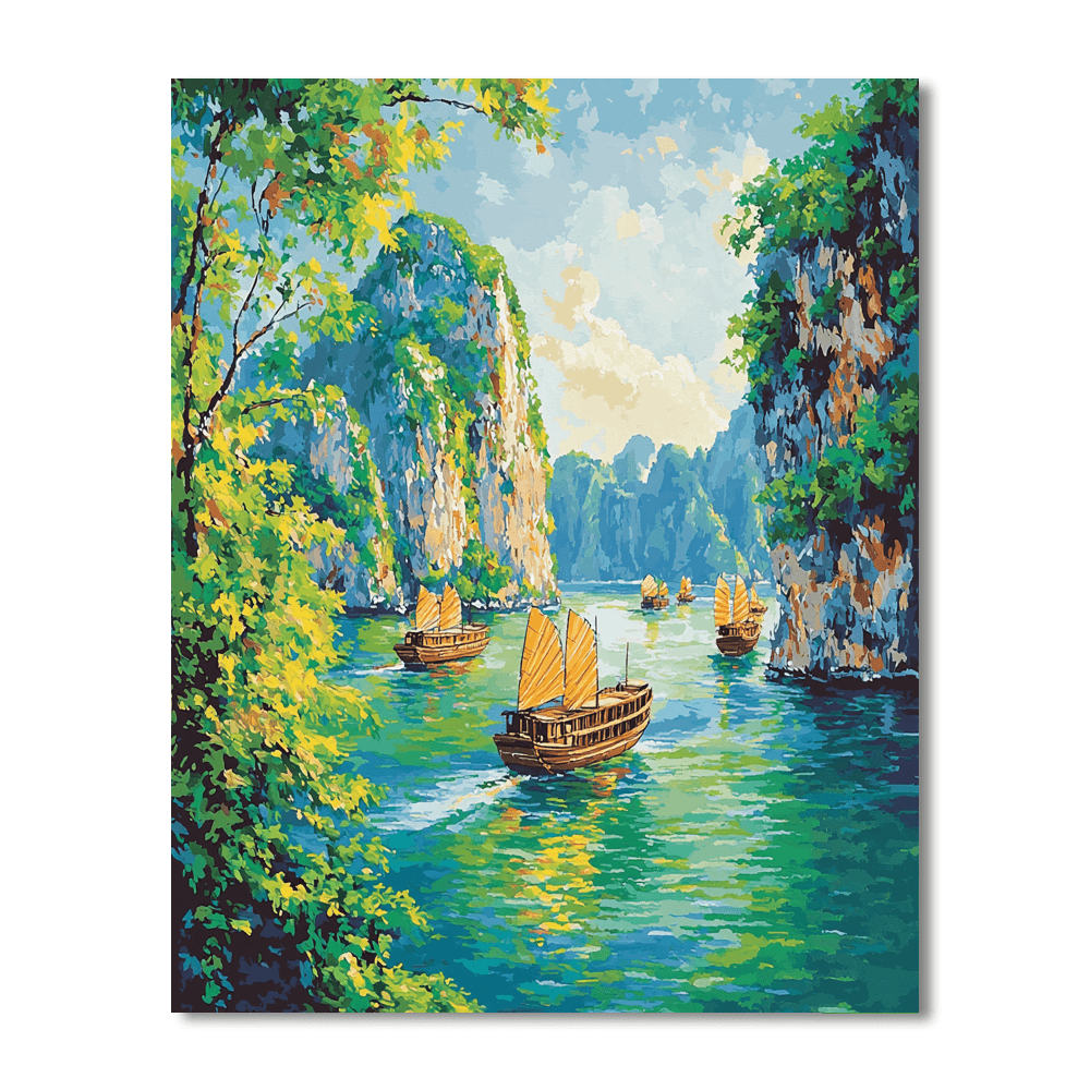 Hạ Long Bay - Vietnam DIY Paint By Numbers
