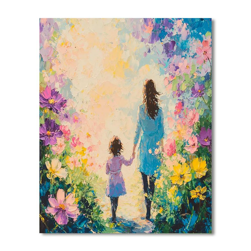 Love's Blossoming Journey Numbered Painting Kits