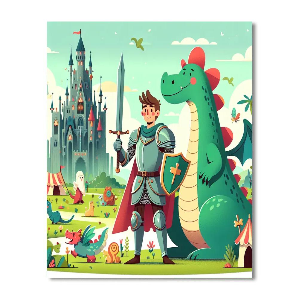 Epic Fantasy Worlds Paint By Number