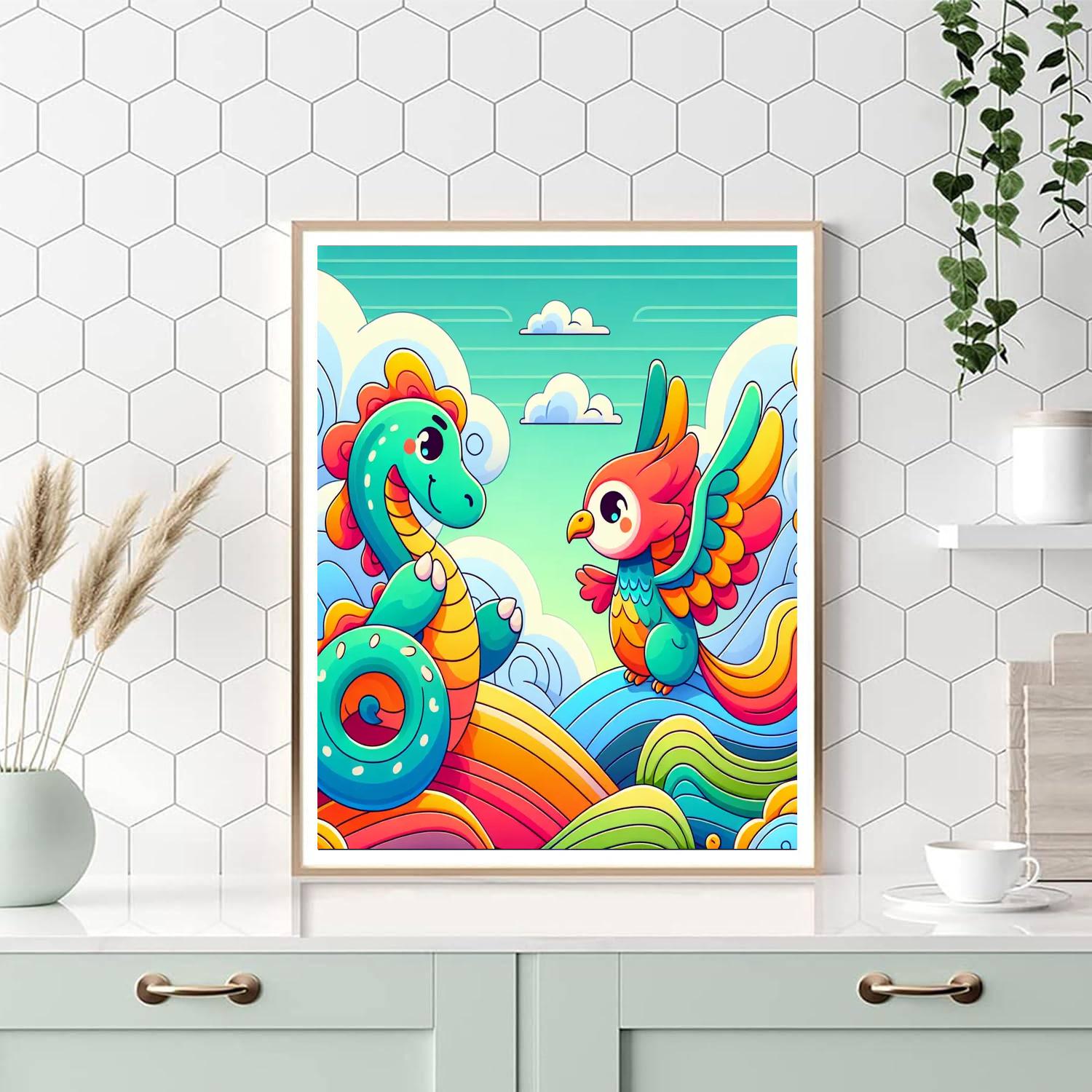 Enchanted Mythical Creatures Paint By Numbers