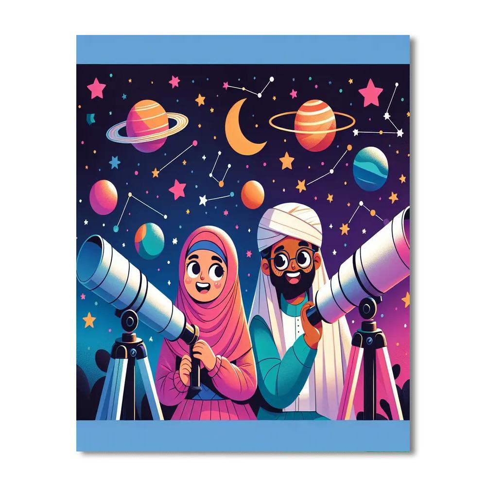 Astronomy Explorers DIY Paint By Numbers